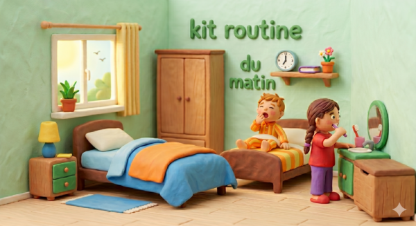 image routine matin Kit routine matinale